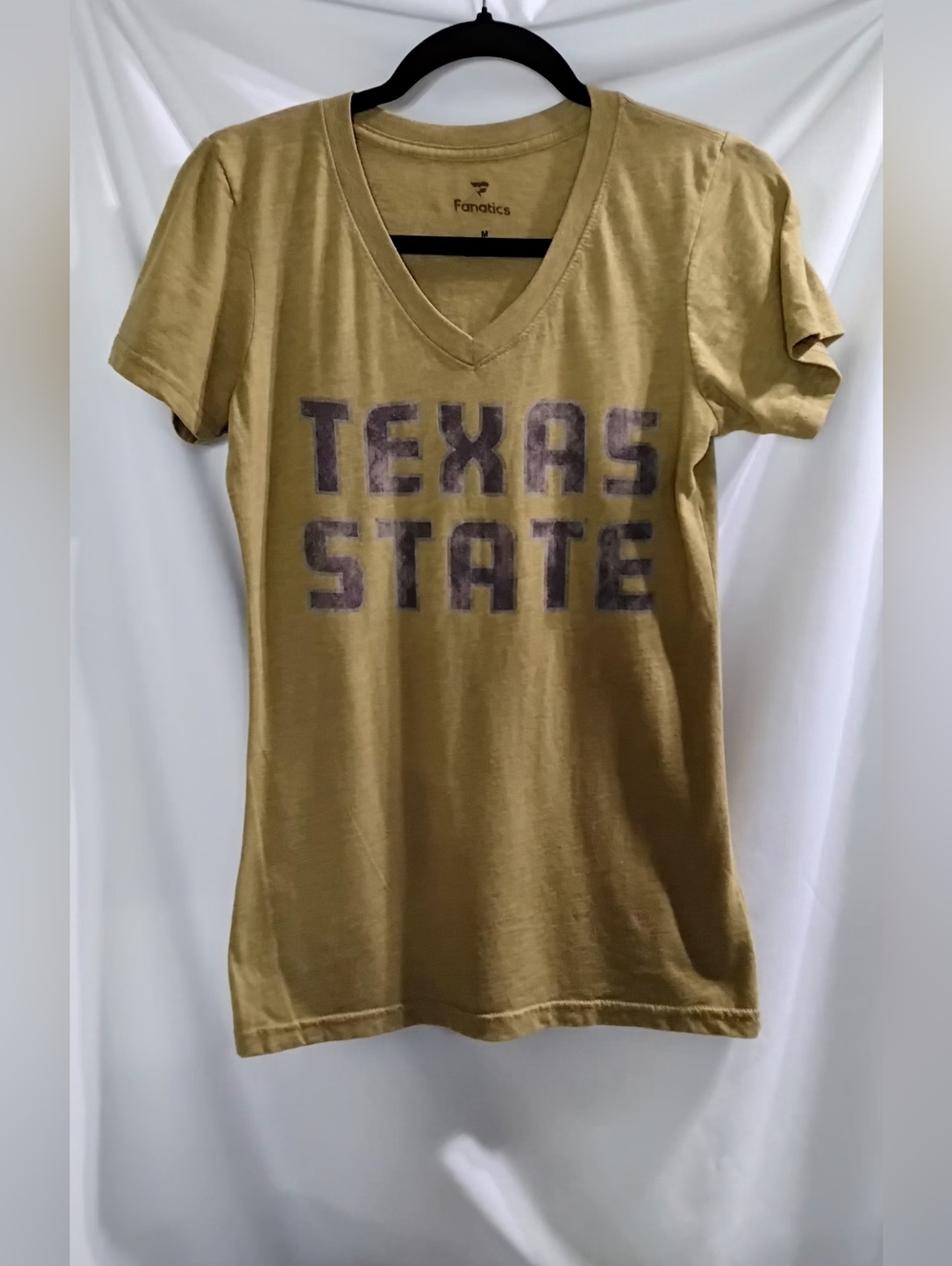 Fanatics Texas State University Womens VNeck TShirt Size M